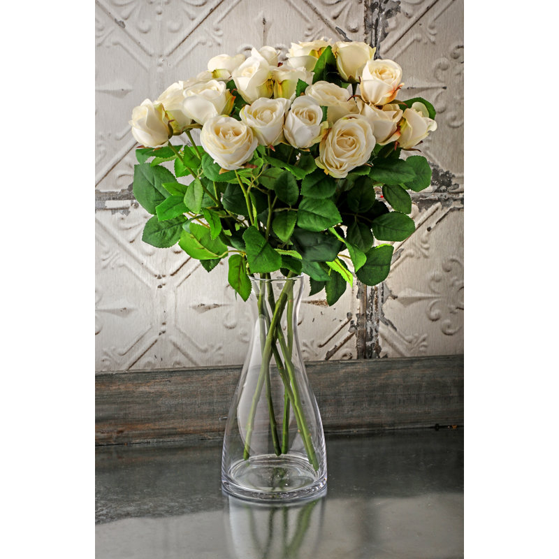 House of Hampton Natural Touch Garden Roses Stems Wayfair
